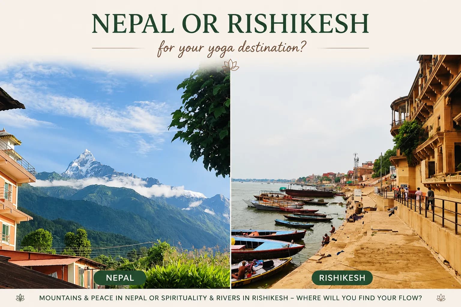 Nepal or Rishikesh: What  Actually Differs