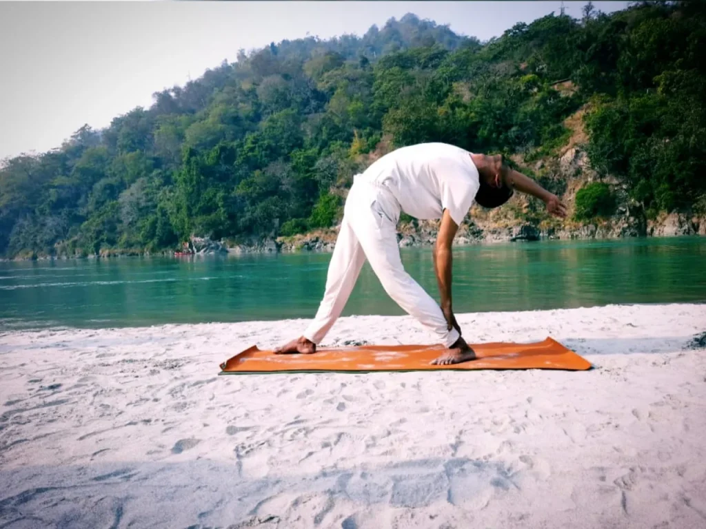 Rajat Yoga Teacher in Yoga Pose