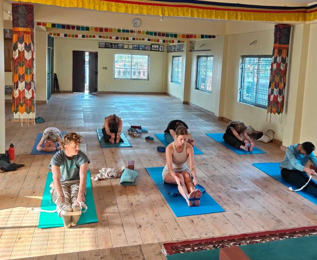 Intense Yoga at Bodhidham