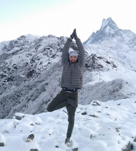 yoga trek with Bodhidham ashram